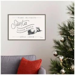 23 .25 In. W X 16 In. H Vintage Christmas VI Christmas Holiday Framed Canvas Box Wall Art -Northlight Shop amanti art christmas wall decorations 38865448144 31 1000