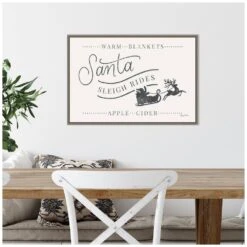 23 .25 In. W X 16 In. H Vintage Christmas VI Christmas Holiday Framed Canvas Box Wall Art -Northlight Shop amanti art christmas wall decorations 38865448144 44 1000