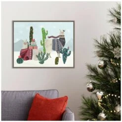 23 .5 In. W X 18 In. H Holiday Llama Collection A Christmas Holiday Framed Canvas Box Wall Art 15 23 .5 In. W X 18 In. H Holiday Llama Collection A Christmas Holiday Framed Canvas Box Wall Art -Northlight Shop amanti art christmas wall decorations 38865453603 31 1000