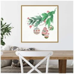 22 In. Christmas Morning Christmas Holiday Framed Canvas Box Wall Art 13 22 In. Christmas Morning Christmas Holiday Framed Canvas Box Wall Art -Northlight Shop amanti art christmas wall decorations 38865456268 44 1000