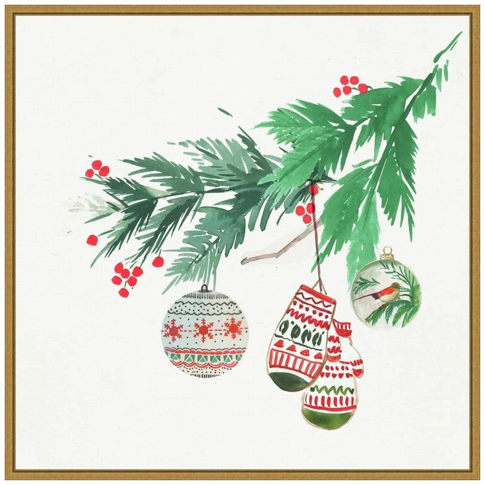 22 In. Christmas Morning Christmas Holiday Framed Canvas Box Wall Art 1 22 In. Christmas Morning Christmas Holiday Framed Canvas Box Wall Art