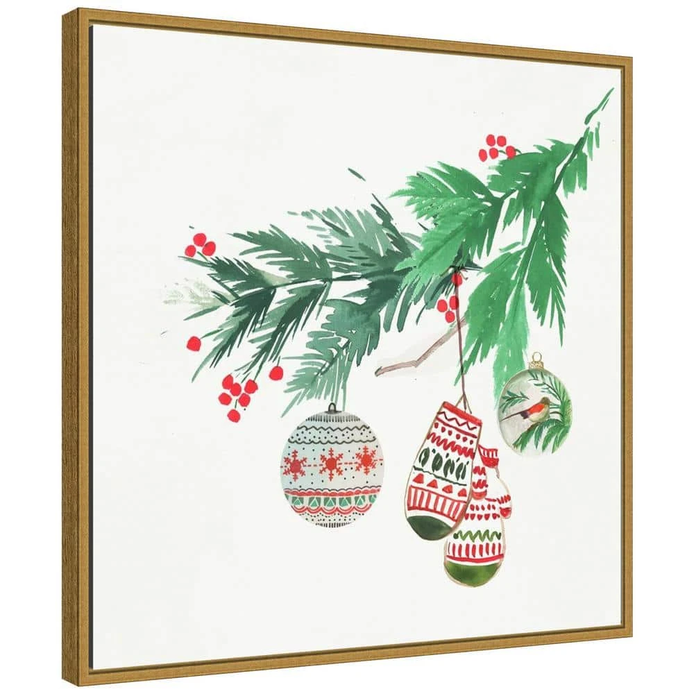 22 In. Christmas Morning Christmas Holiday Framed Canvas Box Wall Art 3 22 In. Christmas Morning Christmas Holiday Framed Canvas Box Wall Art - Image 3