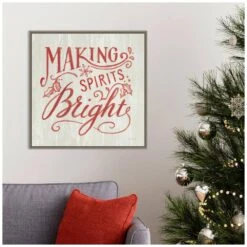 22 In. White And Bright Christmas Holiday Framed Canvas Box Wall Art 15 22 In. White And Bright Christmas Holiday Framed Canvas Box Wall Art -Northlight Shop amanti art christmas wall decorations 38865456327 31 1000