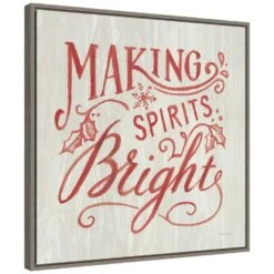 22 In. White And Bright Christmas Holiday Framed Canvas Box Wall Art 10 22 In. White And Bright Christmas Holiday Framed Canvas Box Wall Art -Northlight Shop amanti art christmas wall decorations 38865456327 c3 1000