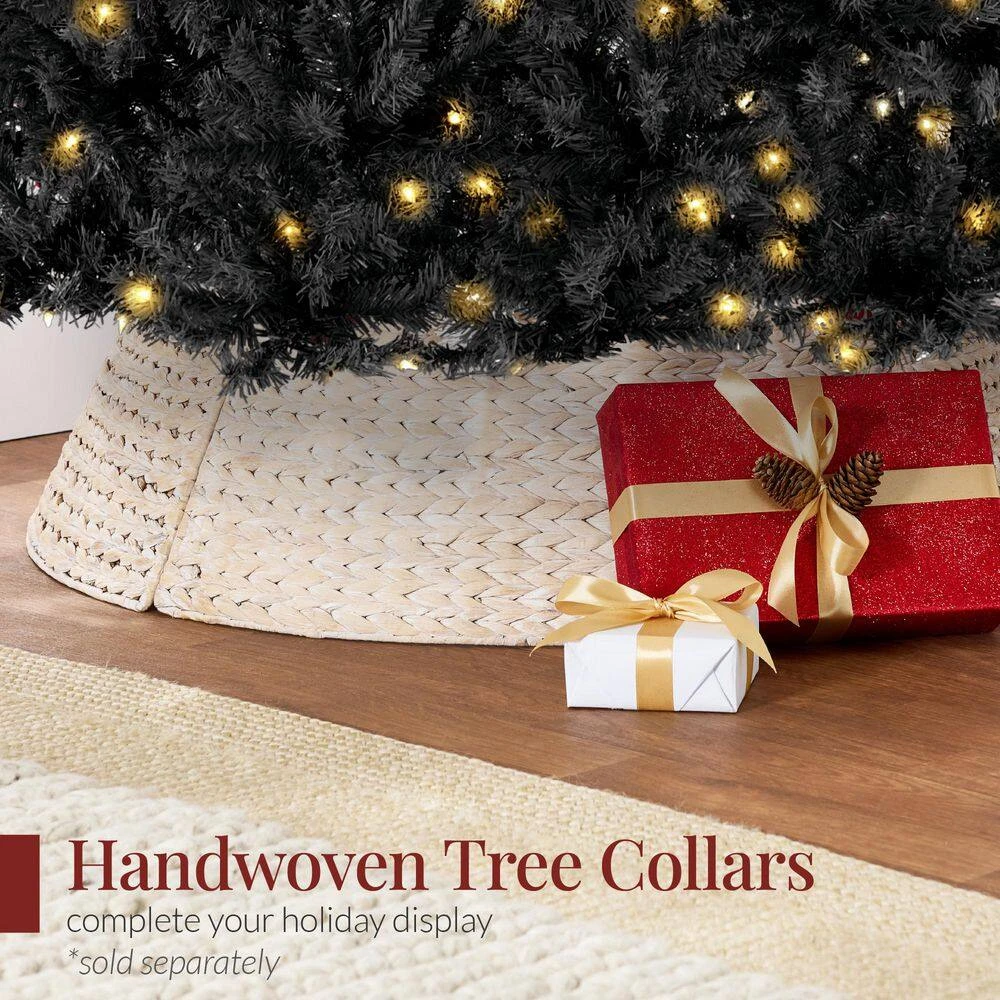 Best Choice Products 4.5 Ft. Black Pre-Lit Artificial Christmas Tree With 175-Warm White Lights 9 Best Choice Products 4.5 Ft. Black Pre-Lit Artificial Christmas Tree With 175-Warm White Lights - Image 9