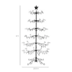 Best Choice Products 6 Ft. Unlit Wrought Iron Ornament Display Artificial Christmas Tree 13 Best Choice Products 6 Ft. Unlit Wrought Iron Ornament Display Artificial Christmas Tree -Northlight Shop best choice products unlit christmas trees sky5362 76 1000