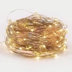 9.8 Ft. X 9.8 Ft. 300 LED Warm White Window Curtain String Light With Remote, 8-Lighting Modes USB Powered