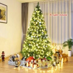 7.5 Ft. Premium Hinged PVC Artificial Christmas Tree With Metal Stand -Northlight Shop casainc unlit christmas trees ca cm21221 31 1000