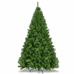 7.5 Ft. Premium Hinged PVC Artificial Christmas Tree With Metal Stand