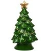 11.5 In. Green Ceramic Tabletop Christmas Tree With Lights