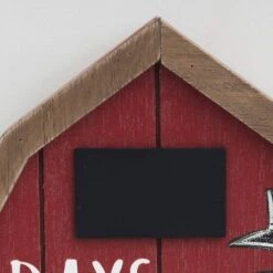 7.75 In. Wood Countdown To Christmas Barn Shaped Christmas Tabletop Sign With Chalkboard 11 7.75 In. Wood Countdown To Christmas Barn Shaped Christmas Tabletop Sign With Chalkboard -Northlight Shop christmas centerpieces sg2215 1f 1000