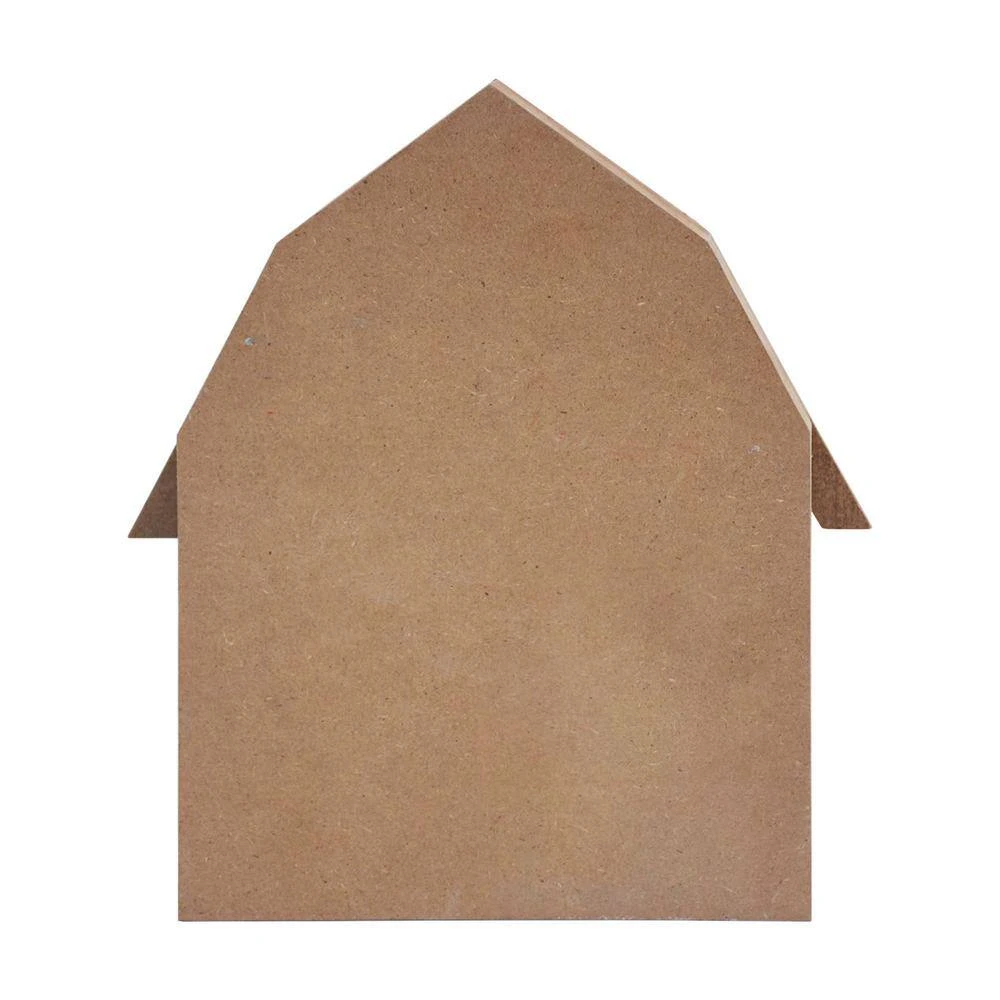 7.75 In. Wood Countdown To Christmas Barn Shaped Christmas Tabletop Sign With Chalkboard 2 7.75 In. Wood Countdown To Christmas Barn Shaped Christmas Tabletop Sign With Chalkboard - Image 2