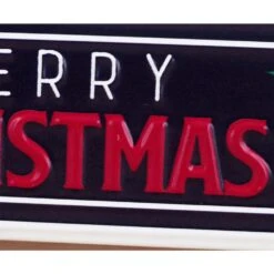 4.875 In. Merry Christmas Or Ho Ho Ho Metal Rotating Tabletop Sign 9 4.875 In. Merry Christmas Or Ho Ho Ho Metal Rotating Tabletop Sign -Northlight Shop christmas centerpieces uh356 4f 1000