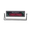 4.875 In. Merry Christmas Or Ho Ho Ho Metal Rotating Tabletop Sign
