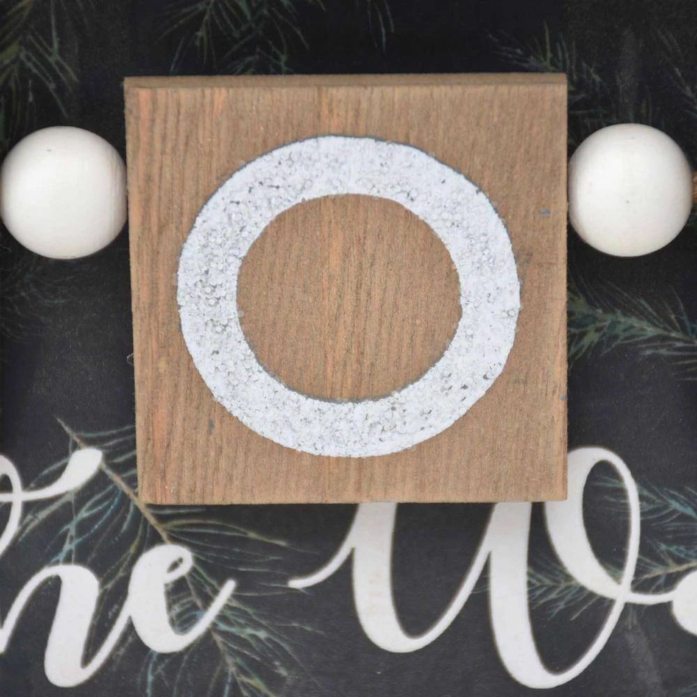 4.75 In. Brown And Black Wood Tabletop Christmas Wood Sign - Joy To The World 5 4.75 In. Brown And Black Wood Tabletop Christmas Wood Sign - Joy To The World - Image 5