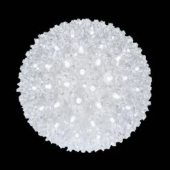 6 In. 70-Light LED Cool White Twinkle Starlight Sphere