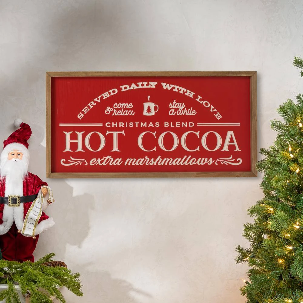 23.62 In. Wood And Metal Engraved Holiday Wall Signs (Set Of 2) 2 23.62 In. Wood And Metal Engraved Holiday Wall Signs (Set Of 2) - Image 2