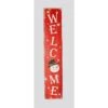 40 In. Wood Snowman Welcome Porch Sign
