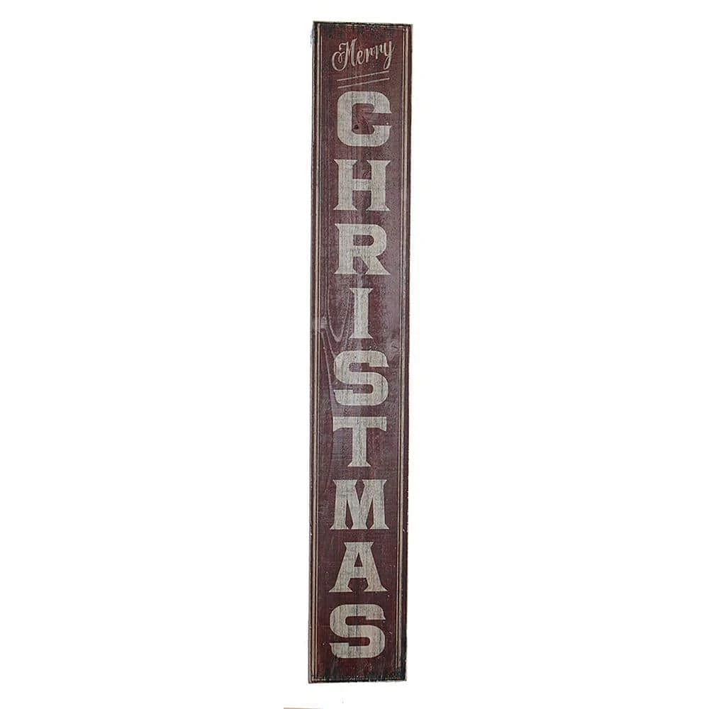 40 In. Wood Christmas Sign 1 40 In. Wood Christmas Sign
