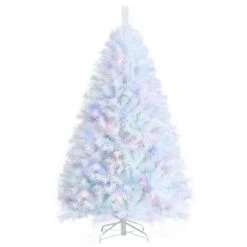 6 Ft. White Iridescent Tinsel Artificial Christmas Tree With 792 Branch Tips