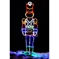 6 Ft. 272-Light Multi-Color Toy Soldier Novelty Light 11 6 Ft. 272-Light Multi-Color Toy Soldier Novelty Light -Northlight Shop fraser hill farm christmas novelty lights ffchled077 sol0 mlt 44 1000