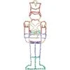 6 Ft. 272-Light Multi-Color Toy Soldier Novelty Light