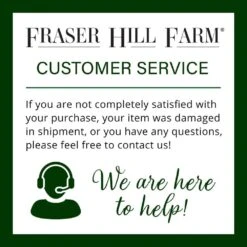 4.5-Ft. Porch Tree In Reindeer Pot With Warm White LED Lights -Northlight Shop fraser hill farm pre lit christmas trees ffptg054 5gr a0 1000