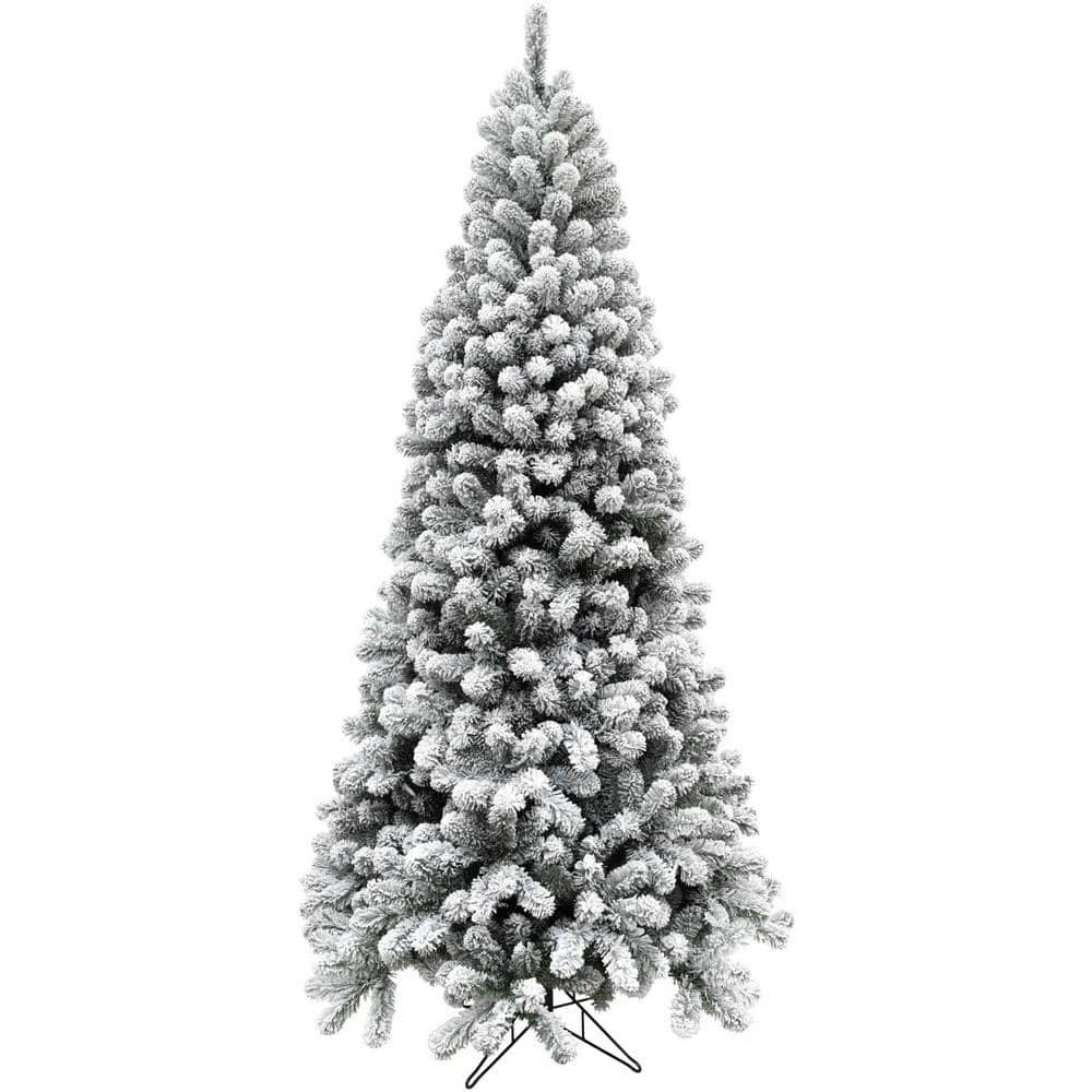 6.5-ft. Snow Flocked Alaskan Pine Artificial Christmas Tree, No Lights 1 6.5-ft. Snow Flocked Alaskan Pine Artificial Christmas Tree, No Lights