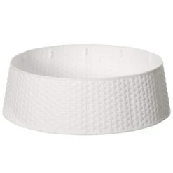 White Plastic Large Rattan Christmas Tree Skirt -Northlight Shop gardenised christmas tree skirts qi003957 w 44 1000