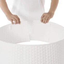 White Plastic Large Rattan Christmas Tree Skirt -Northlight Shop gardenised christmas tree skirts qi003957 w 66 1000