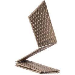 Grey Plastic, Rattan Foldable Christmas Tree Skirt Collar Basket, Ring Base Stand Cover -Northlight Shop gardenised christmas tree skirts qi004155 gy d4 1000