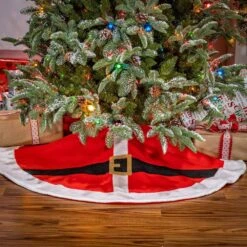 48 In. H Christmas Santa Tree Skirt -Northlight Shop gerson international christmas tree skirts 2618370ec 31 1000