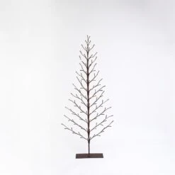 5 Ft. H Electric 2-D Tree With Warm White LED Lights