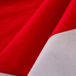 48 In. D Red And White Felt Christmas Tree Skirt -Northlight Shop glitzhome christmas tree skirts 2004700080 44 1000