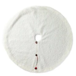 48 In. D Red And Black Plaid Reversible Sherpa/Flannel Christmas Tree Skirt 17 48 In. D Red And Black Plaid Reversible Sherpa/Flannel Christmas Tree Skirt -Northlight Shop glitzhome christmas tree skirts 2020100011 76 1000