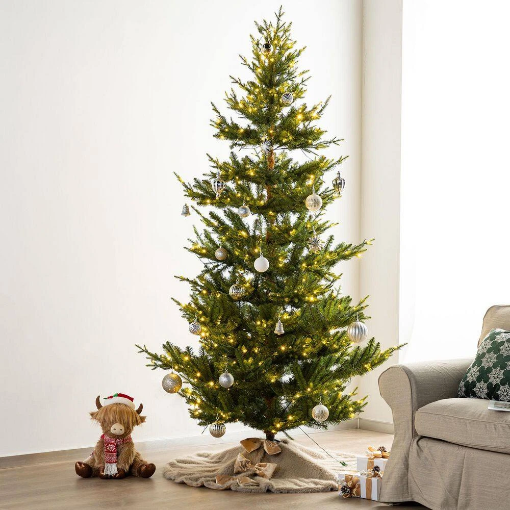 48 In. D Reversible Faux Fox Fur/Korean Fleece Christmas Tree Skirt 9 48 In. D Reversible Faux Fox Fur/Korean Fleece Christmas Tree Skirt - Image 9