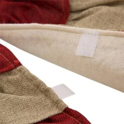 48 In. D Christmas Tree Collar Faux Burlap Tree Skirt -Northlight Shop glitzhome christmas tree skirts gh1113004087 4f 1000