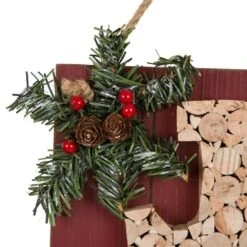 16 In. Wooden NOEL Wall Sign 8 16 In. Wooden NOEL Wall Sign -Northlight Shop glitzhome christmas wall decorations 1115004467 4f 1000