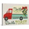 24 In. X 18 In. Food Truck Holidays III By June Erica Vess Canvas Wall Art