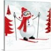 30 In. X 30 In. Snow Day I By Victoria Borges Canvas Wall Art