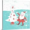 30 In. X 30 In. Mid-Century Christmas I By Jacob Green Canvas Wall Art