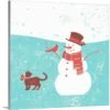 24 In. X 24 In. Mid-Century Christmas II By Jacob Green Canvas Wall Art
