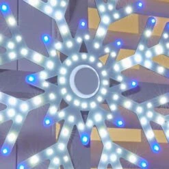 Home Accents Holiday 9.5 In. Twinkling LED Snowflakes (3-Pack) Y4 -Northlight Shop home accents holiday christmas novelty lights 22le11012 a0 1000