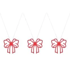 Home Accents Holiday 10 In. Twinkling LED Bows (3-Pack) Y1