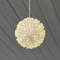 Home Accents Holiday 5.5 In. LED Hanging Sphere Lights (4-Pack) -Northlight Shop home accents holiday christmas novelty lights 24le21026 1d 1000