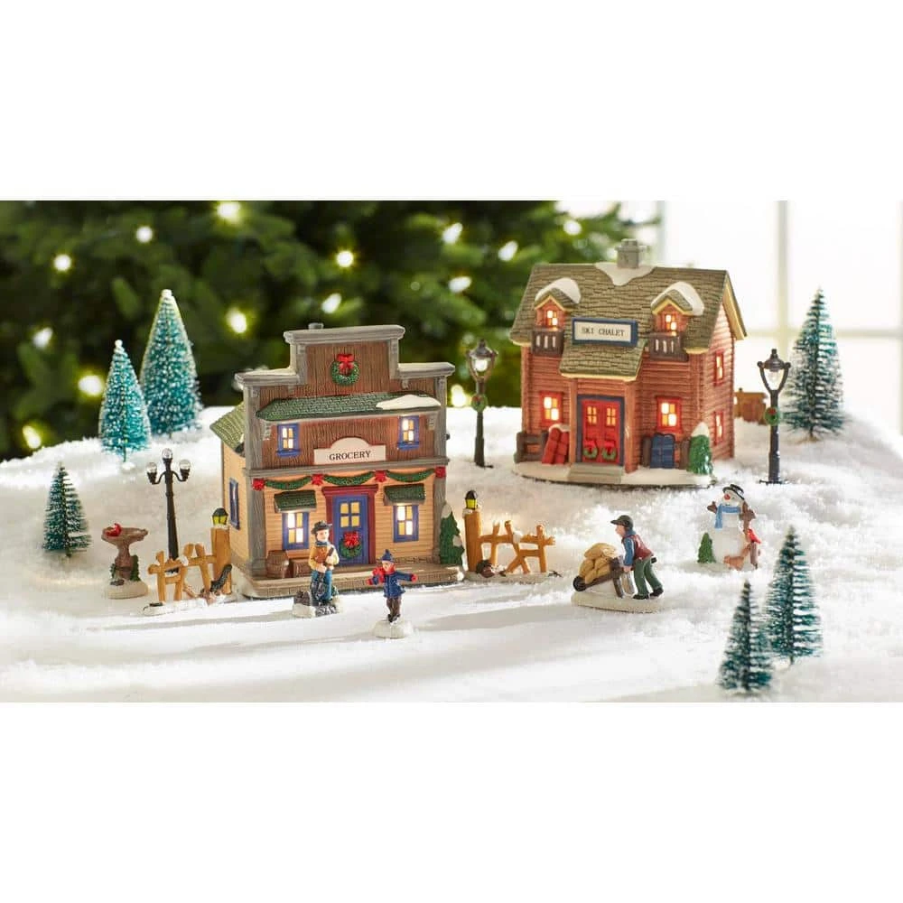 Home Accents Holiday 5.72 In H Christmas Village Set-Ski Chalet 2 Home Accents Holiday 5.72 In H Christmas Village Set-Ski Chalet - Image 2