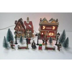 Home Accents Holiday 5.98 In H Christmas Village Set - School