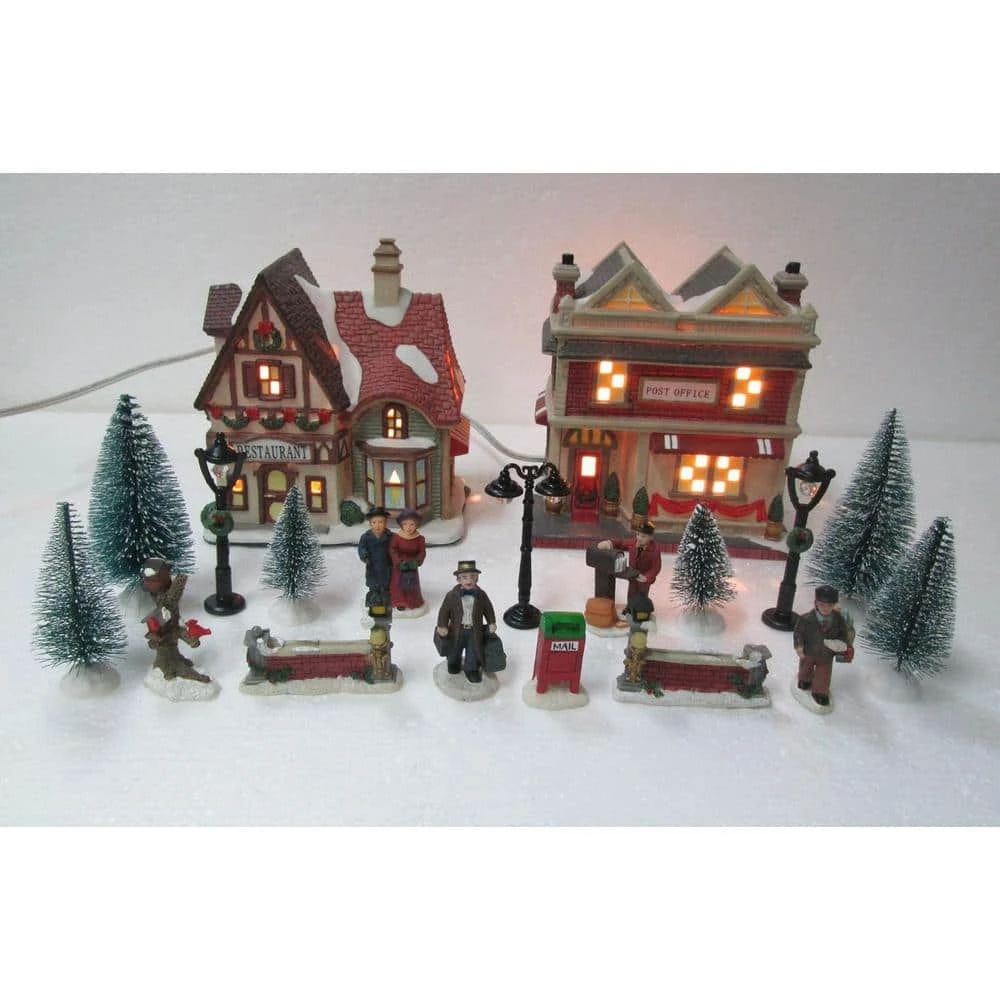 Home Accents Holiday 5.98 In H Christmas Village Set - School 1 Home Accents Holiday 5.98 In H Christmas Village Set - School