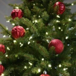 Home Accents Holiday 7.5 Ft Dunhill Fir LED Pre-Lit Artificial Christmas Tree With 750 Color Changing Lights With 9 Functions -Northlight Shop home accents holiday pre lit christmas trees duh3 300d 75 66 1000