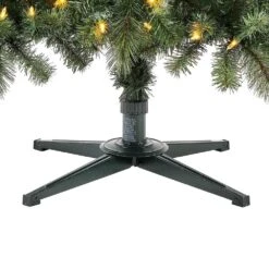 Home Accents Holiday 7 Ft Wesley Long Needle Pine Slim LED Pre-Lit Artificial Christmas Tree With 350 Color Changing Lights -Northlight Shop home accents holiday pre lit christmas trees tg70m3bbkd00 fa 1000